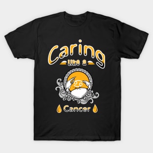 Zodiac attributes: Cancer black T-Shirt